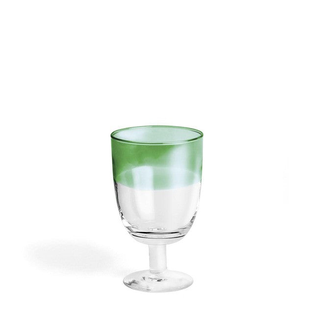 Daylesford Organic Wine Glass Green 350ml - British product