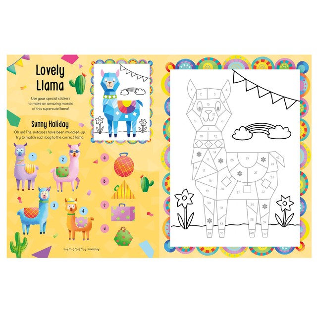 Igloo Books Supercute Shiny Sticker Art Activity Book, UK version