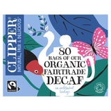 Clipper Organic Naturally Decaffeinated Tea Bags 80 Bags - British product
