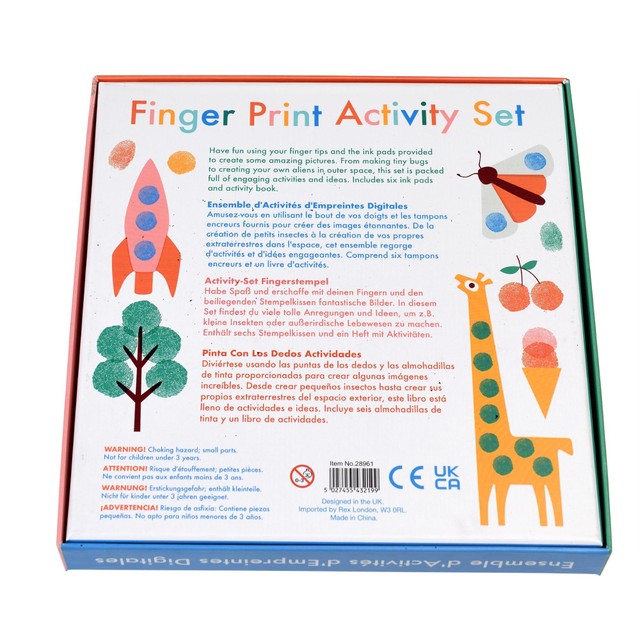 Rex London Fingerprint Activity Set with ink pads imported from the UK
