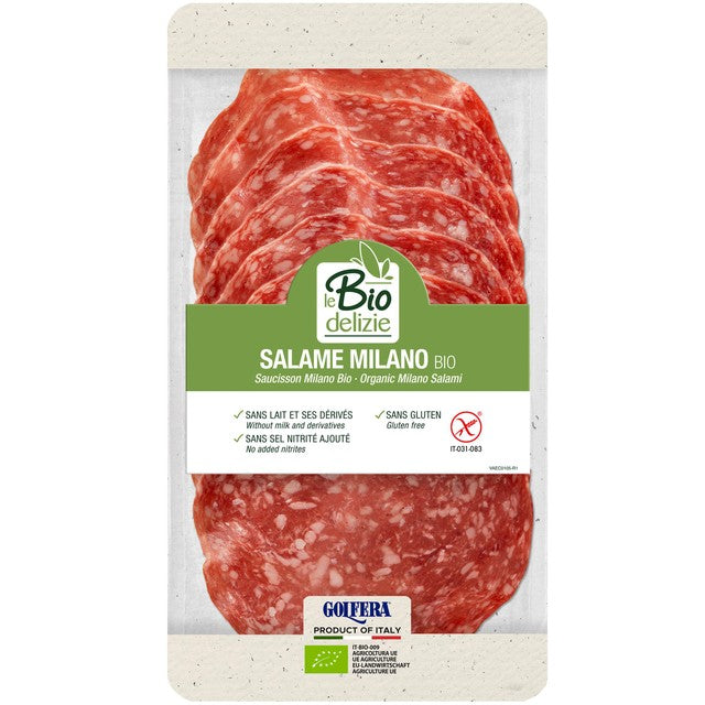 Golfera Organic Milano Salami 80g, UK version