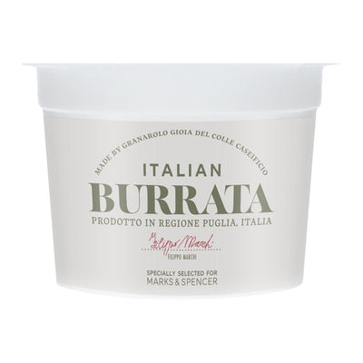 M&S M&S Italian Burrata Soft Cheese 150g- Buy online at McGrocer