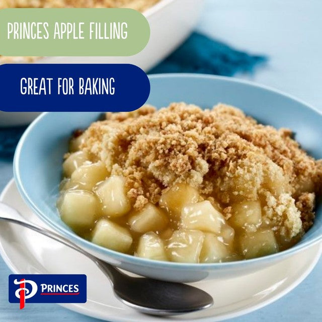 Princes apple fruit filling 410g - British product