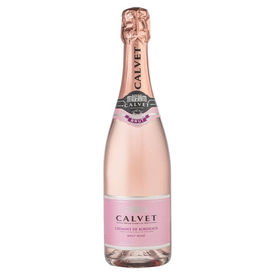 Calvet Cremant Bordeaux Brut Rose Musserende Vin 75cl