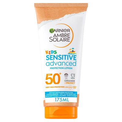 M&S Garnier Ambre Solaire Sensitive Advanced Kids Sun Lotion SPF50+ 50ml- Buy online at McGrocer