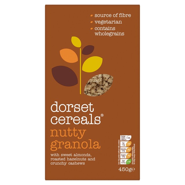 Dorset Cereals nutty granola breakfast cereal 450g - British product