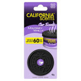 California Scents car air freshener Monterey Vanilla 42g - British product