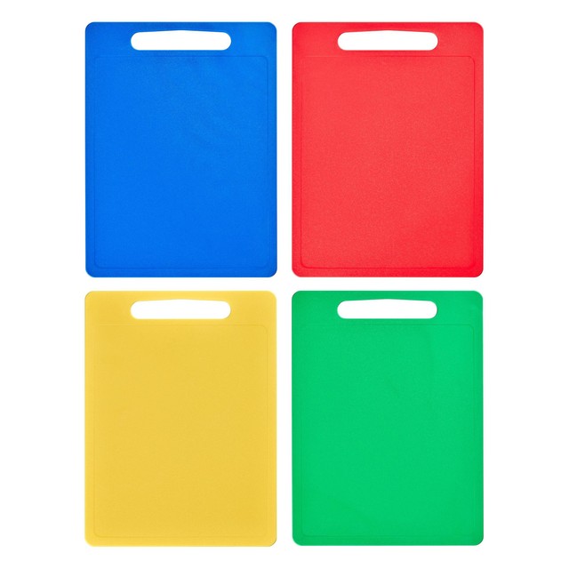Chef Aid Large Multi-colour Chopping Board Set 4-pack - British product