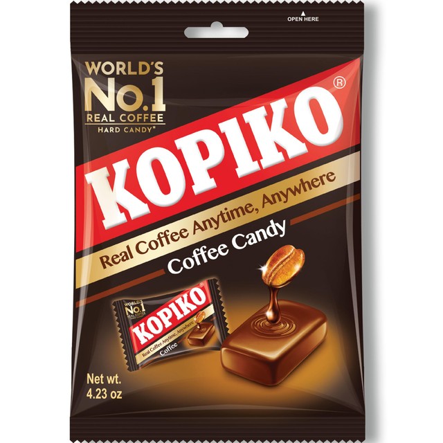 Kopiko coffee flavoured toffee 100g, imported from the UK