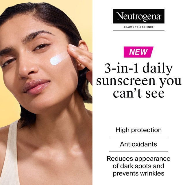 Neutrogena ultra sheer face sunscreen SPF50 (British brand)