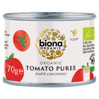 M&S Biona Organic Tomato Puree Double Concentrate 70g- Buy online at McGrocer
