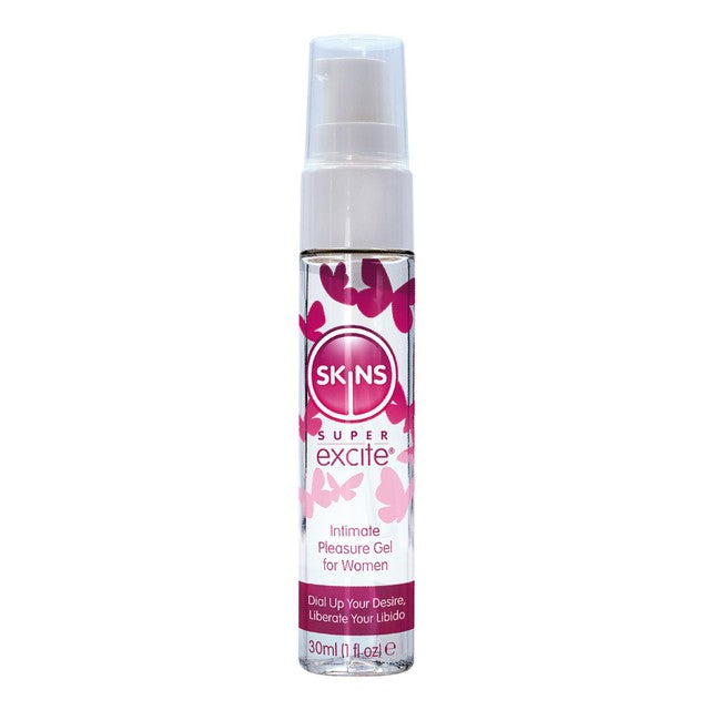 Skins Super Excite Clitoral Stimulation Lubricant Gel 30ml (British brand)