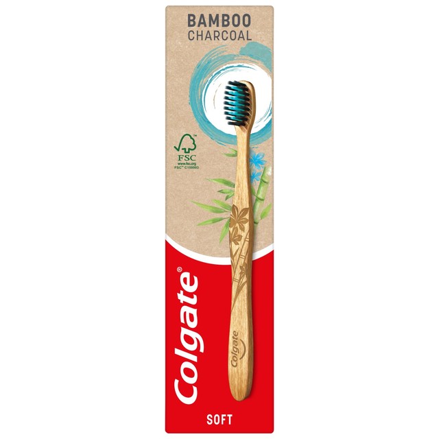 Colgate Bamboo Charcoal Soft Manual Toothbrush - British product