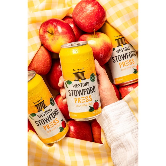 Stowford Press medium dry cider 4x440ml (British brand)