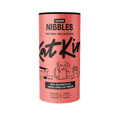 M&S Katkin Salmon Nibbles Freeze-Dried Cat Treats 50g- Buy online at McGrocer