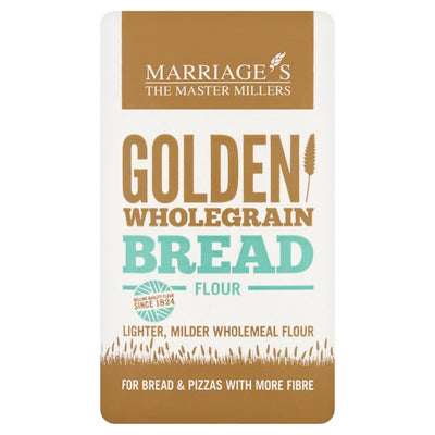W & H Marriage Golden Whole Grain Sterkt Brødmel 1kg