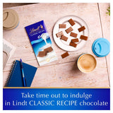 Lindt classic recipe milk chocolate bar 100g, UK version