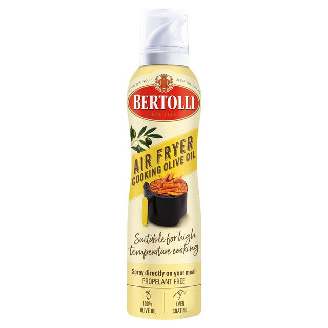 Bertolli olive oil cooking spray for air fryers 200ml - British product