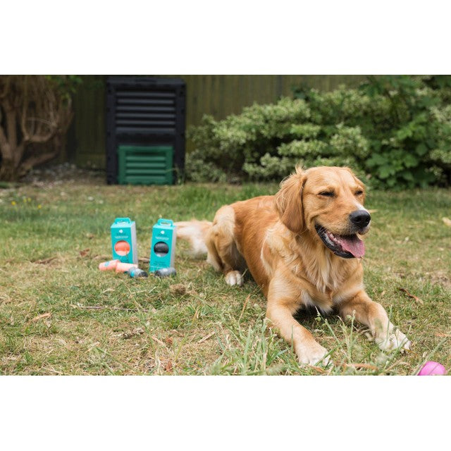 Adios Plastic compostable dog poo bags pink 120 pack - British product