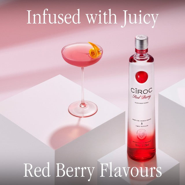 Ciroc Red Berry Flavoured Vodka 70cl - British product