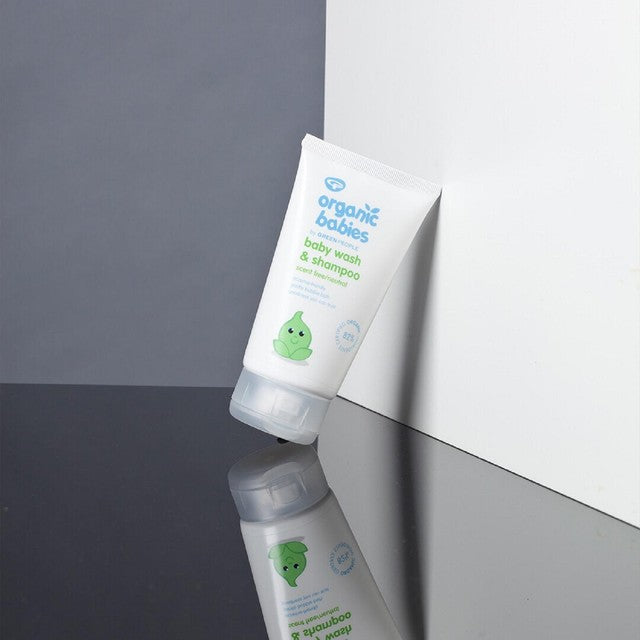 Green People scent-free baby wash and shampoo 150ml, imported from the UK
