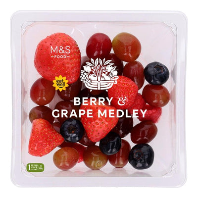 M&S Berry & Grape Medley Fresh Fruit Mix 250g