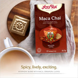 Yogi Tea Maca Chai organic tea bags 17 count (British brand)