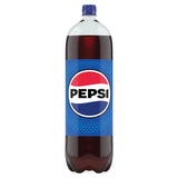 Pepsi Regular cola soft drink 2L, imported from the UK