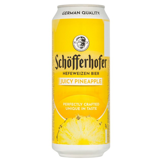 Schofferhofer pineapple beer drink 500ml (British brand)
