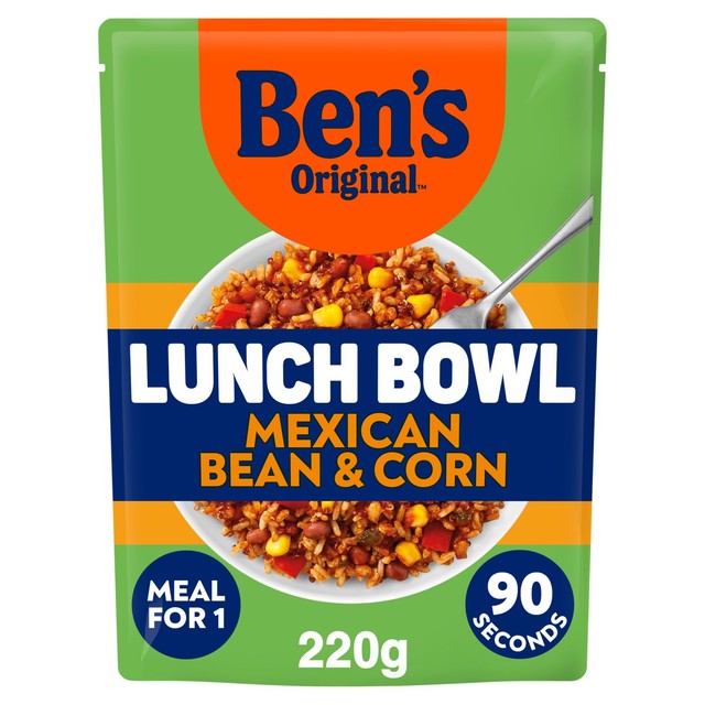 Ben's Original Mexican Style Beans & Corn Lunch Bowl 220g - British product
