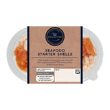 M&S seafood shells with prawns and salmon 148g, imported from the UK