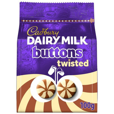 M&S Cadbury Dairy Milk Chocolate Buttons Twisted 100g- Buy online at McGrocer