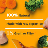 Nutriment chicken formula raw dog food 500g, imported from the UK