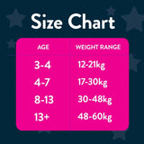 DryNites Girls Pyjama Pants 8-15 Yrs (27-57kg), UK version