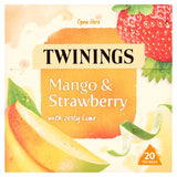 Twinings mango and strawberry fruit tea bags 20 count (British brand)