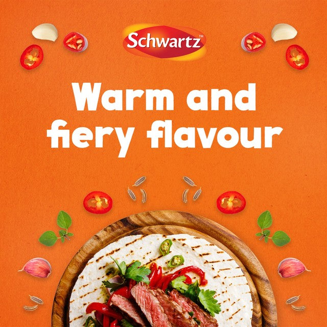 Schwartz Hot Chilli Powder Spice Jar 38g (British brand)
