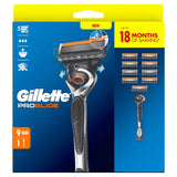 Gillette ProGlide Manual Razor + 9 Razor Blades, UK version