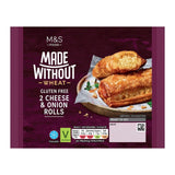 M&S cheese and onion gluten-free rolls 2 rolls, imported from the UK