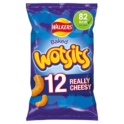 Wotsits Really Cheesy Baked Corn Snacks Multipack 12x16.5g