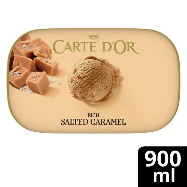 Carte Dor Rich Salted Caramel Ice Cream Dessert Tub 900ml
