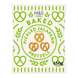 M&S pickled jalapeno flavour pretzels 150g, imported from the UK
