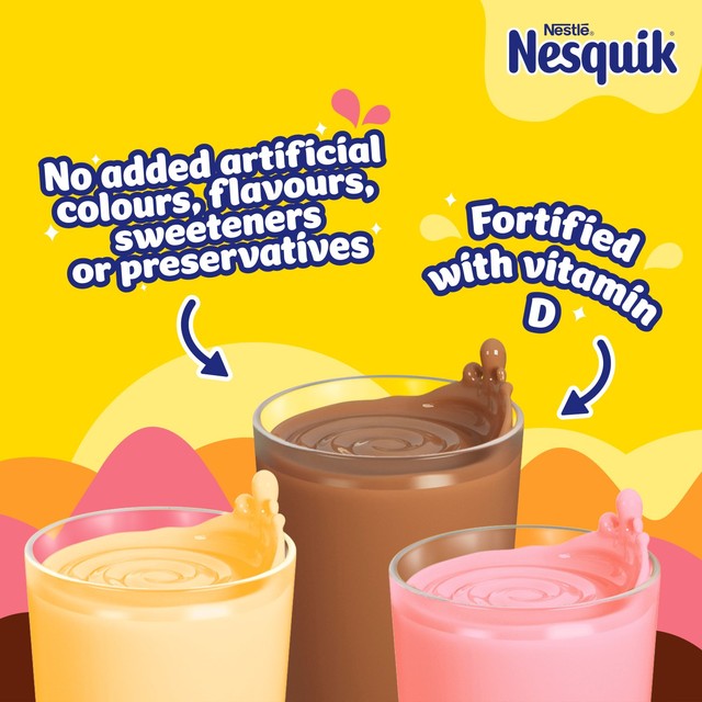 Nesquik strawberry milkshake powder 500g, imported from the UK