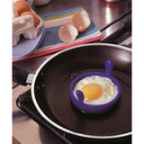 Culinare silicone egg ring in blue - British product