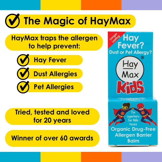 HayMax Kids Organic Allergy Barrier Balm 5ml, UK version