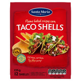 Santa Maria taco shells corn flour 135g (British brand)
