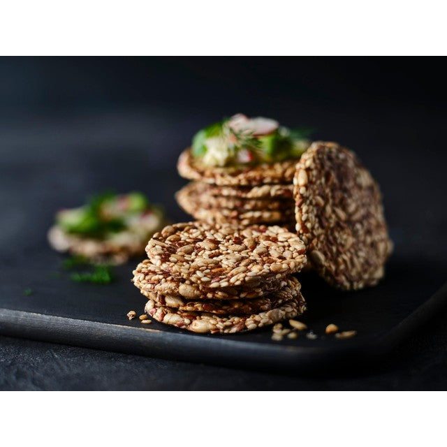 M&S super seeded crackers nutrient dense 108 kcal per serving - British product