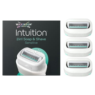 M&S Wilkinson Sword Intuition Sensitive Women's Razor Blade Refills 3-Pack- Buy online at McGrocer