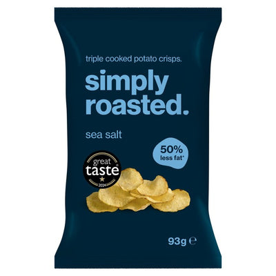 M&S simply roasted Sea Salt Potato Crisps 93g- Buy online at McGrocer