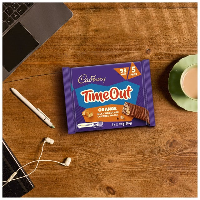 Cadbury Timeout orange chocolate wafer multi-pack, UK version