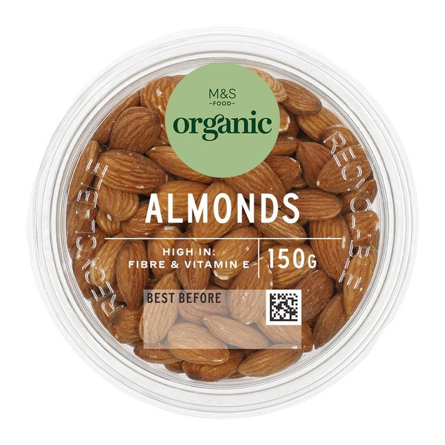 M&S Organic Almonds 150g, imported from the UK